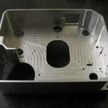 Aluminium box 220 x 160 x 60 Machined from solid. 3mm wall thickness. For semi-conductor test equipment